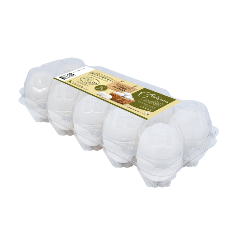 Ovos Tipo Jumbo Branco Bandeja com 10